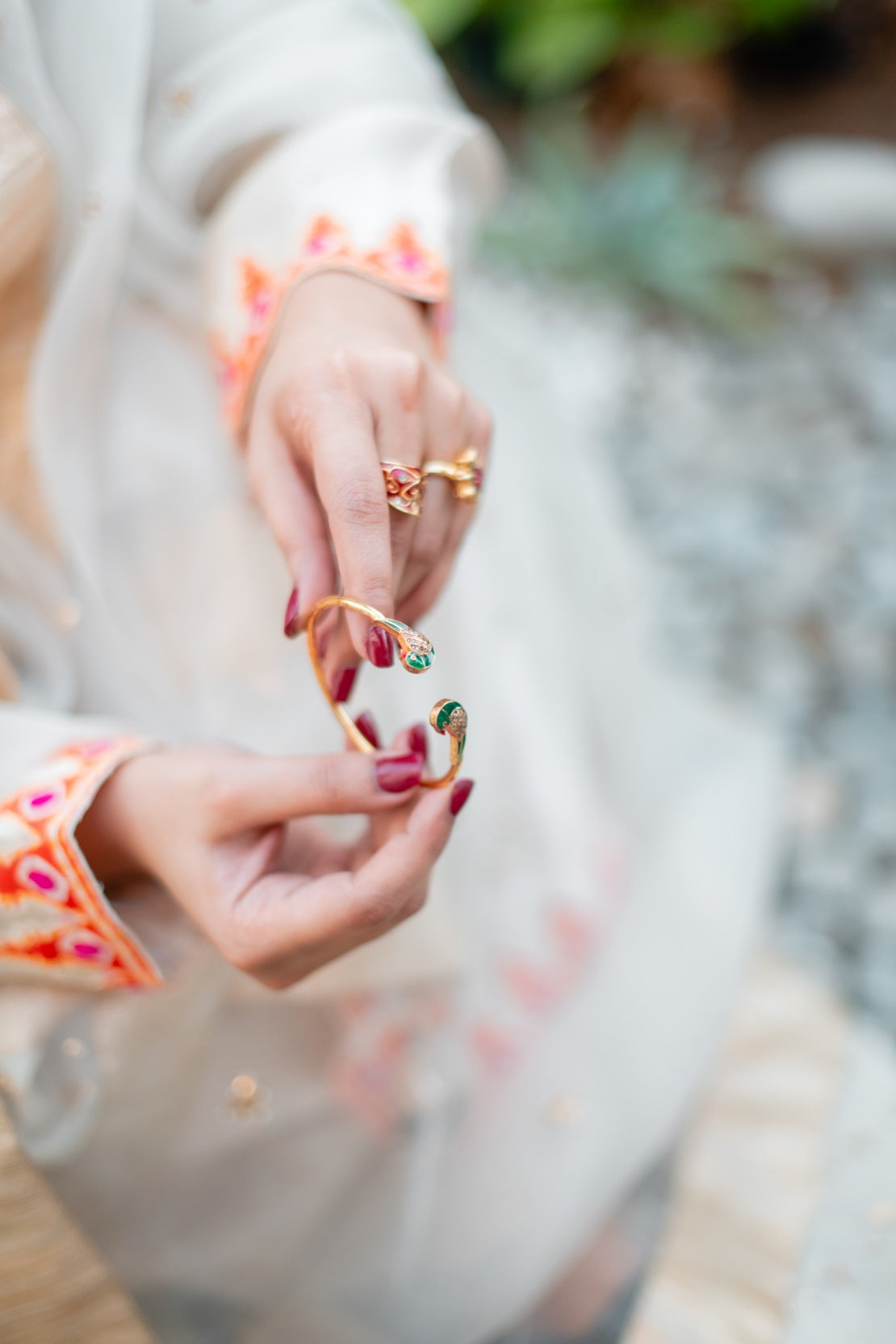 Mian Mitthu Silver Bangle